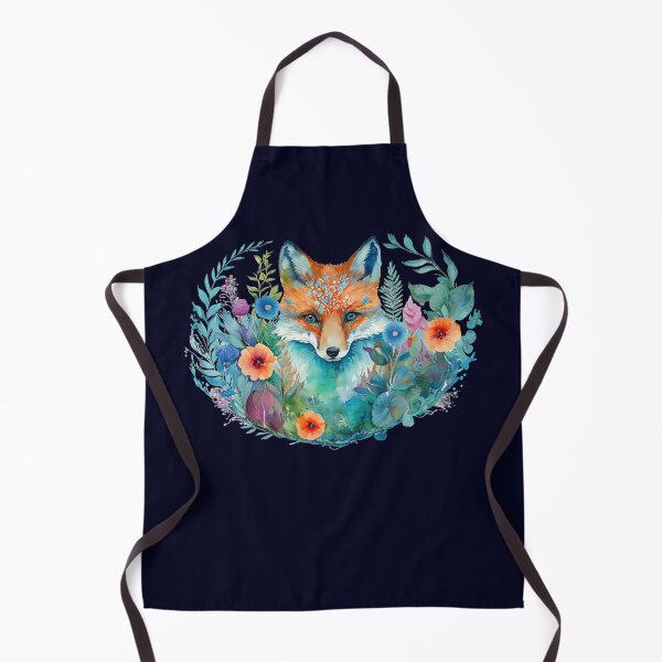 Item preview, Watercolor Stunning Fox in the Night Garden, Wild and Beautiful designed and sold by Orianah.