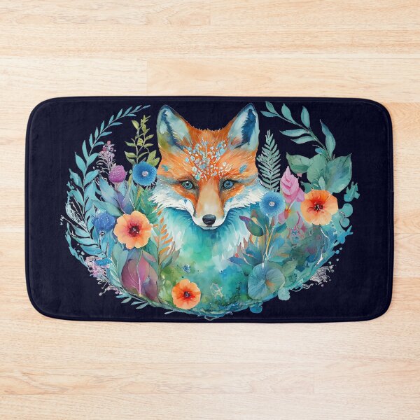Item preview, Watercolor Stunning Fox in the Night Garden, Wild and Beautiful designed and sold by Orianah.