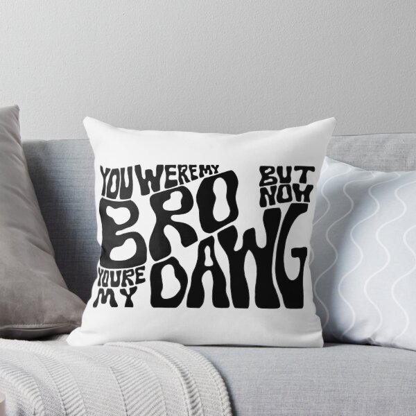 Item preview, “You Were My Bro But Now You’re My Dawg” Digital Illustration Black designed and sold by Bennett Swanson.