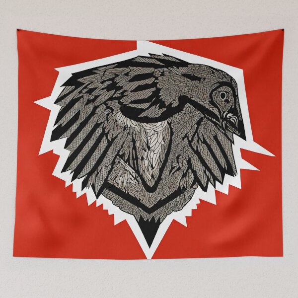 Item preview, Hawk logo, geometric, vector, symmetrical, minimalism designed and sold by DrawItOnce.