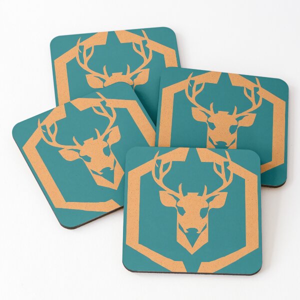 Artikelvorschau, Deer, geometric, vector, symmetrical, minimalism entworfen und verkauft von DrawItOnce.