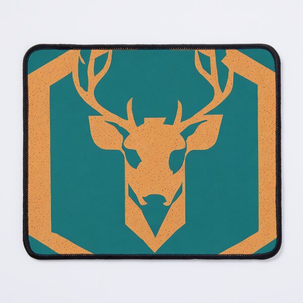 Item preview, Deer, geometric, vector, symmetrical, minimalism designed and sold by DrawItOnce.