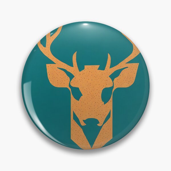 Item preview, Deer, geometric, vector, symmetrical, minimalism designed and sold by DrawItOnce.