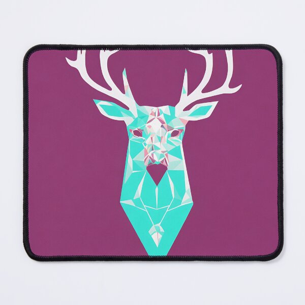 Item preview, Deer, geometric, vector, symmetrical, minimalism designed and sold by DrawItOnce.