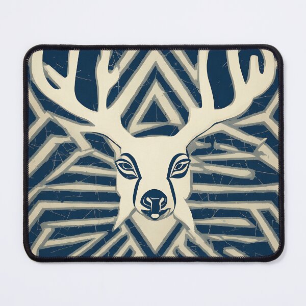Artikelvorschau, Deer, geometric, vector, symmetrical, minimalism entworfen und verkauft von DrawItOnce.