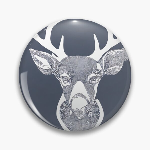 Artikelvorschau, Deer, geometric, vector, symmetrical, minimalism entworfen und verkauft von DrawItOnce.