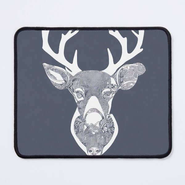 Item preview, Deer, geometric, vector, symmetrical, minimalism designed and sold by DrawItOnce.
