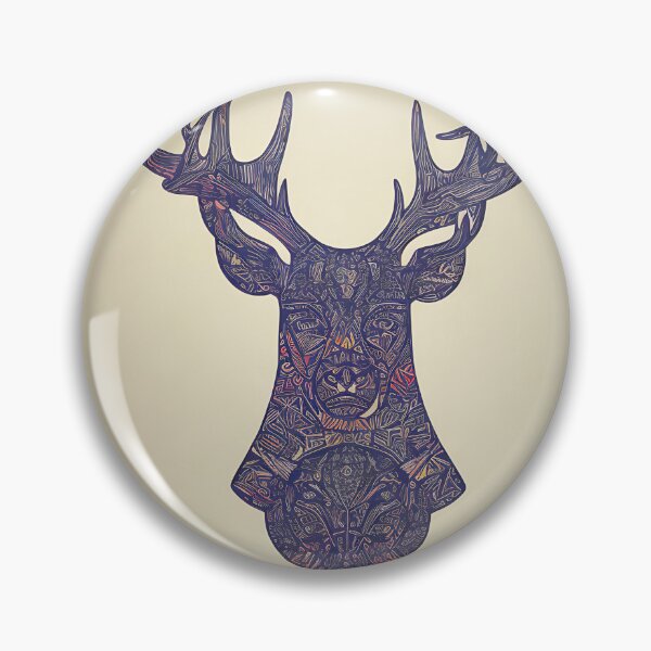 Artikelvorschau, Deer, geometric, vector, symmetrical, minimalism entworfen und verkauft von DrawItOnce.