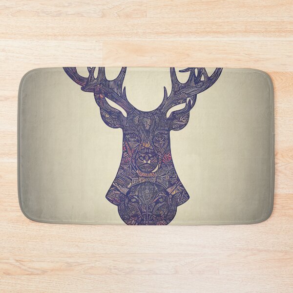 Item preview, Deer, geometric, vector, symmetrical, minimalism designed and sold by DrawItOnce.
