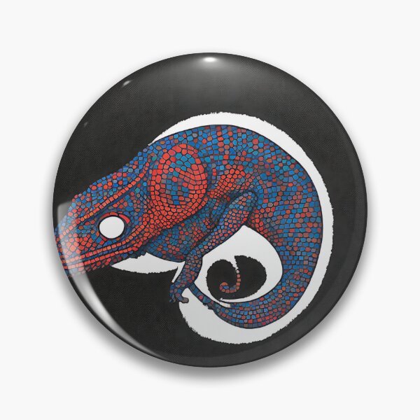 Artikelvorschau, Chameleon logo, geometric, vector, symmetrical, minimalism entworfen und verkauft von DrawItOnce.