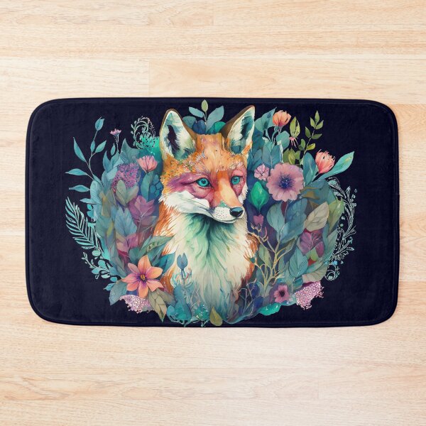Item preview, Watercolor Stunning Fox in the Night Garden, Wild and Beautiful designed and sold by Orianah.