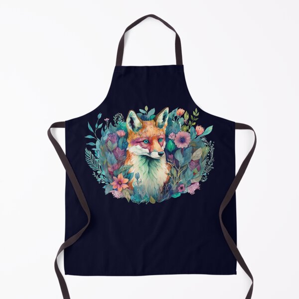 Item preview, Watercolor Stunning Fox in the Night Garden, Wild and Beautiful designed and sold by Orianah.