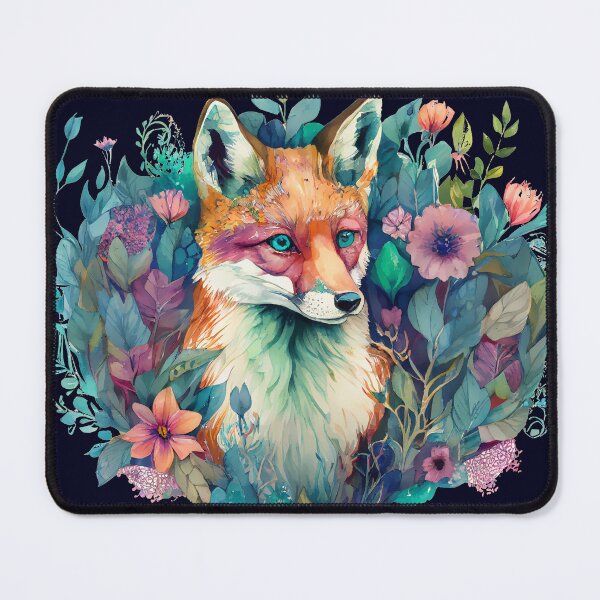 Item preview, Watercolor Stunning Fox in the Night Garden, Wild and Beautiful designed and sold by Orianah.
