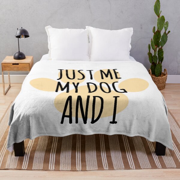 Item preview, Just Me, My Dog, And I. Dog Lover Quote designed and sold by EnzoVectorism.