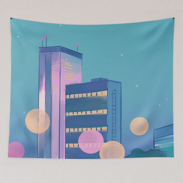 Item preview, 90s Anime City designed and sold by PotluckPrints.