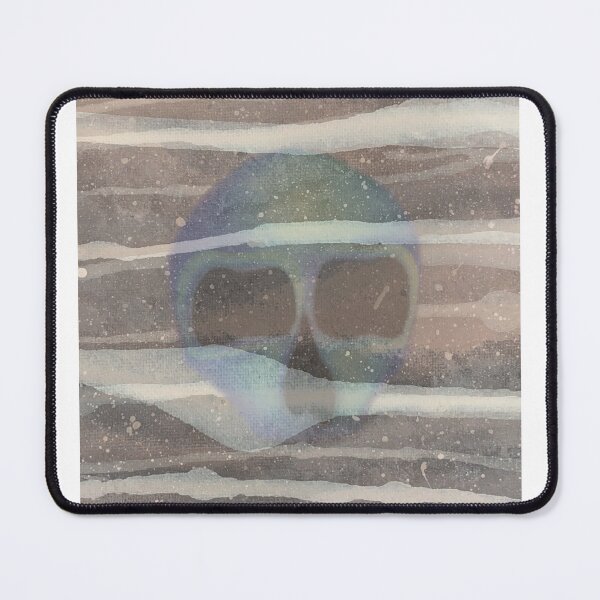 Item preview, Trippy Alien Space Skull designed and sold by Bennett Swanson.