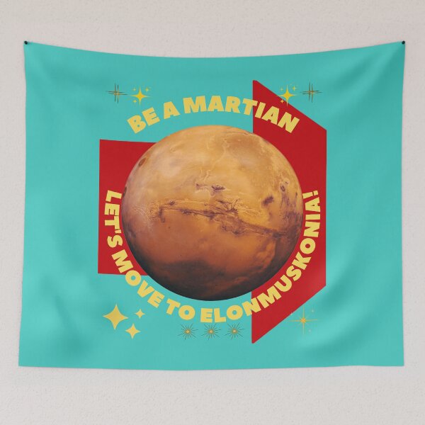 Item preview, BE A MARTIAN-THE SOLAR SYSTEM FUNNY designed and sold by IORODAN.