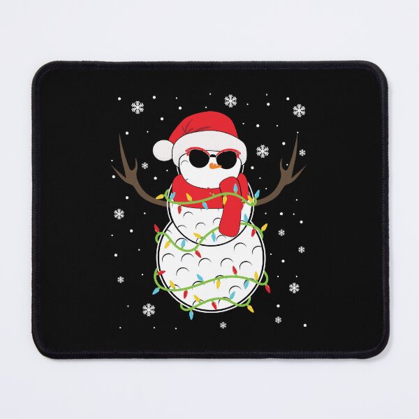 Item preview, Funny Christmas Golf Balls Snowman designed and sold by bryannsart.