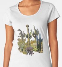 Giant Saguaros of the Sonoran Desert Women's Premium T-Shirt