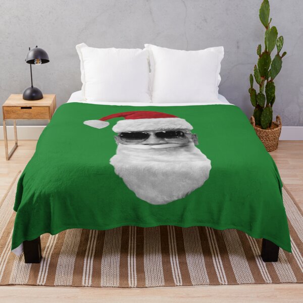 Item preview, Dwayne The Rock Santa Claus Johnson - on Green designed and sold by boltjesdesign.