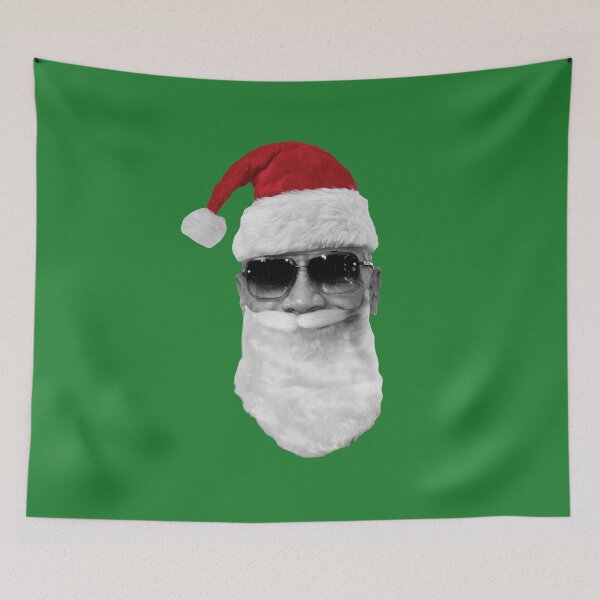 Item preview, Dwayne The Rock Santa Claus Johnson - on Green designed and sold by boltjesdesign.