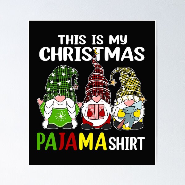 Artikelvorschau, Xmas Plaid Gnome Dies ist mein Weihnachtspyjama für Männer und Frauen entworfen und verkauft von LauraGaby.