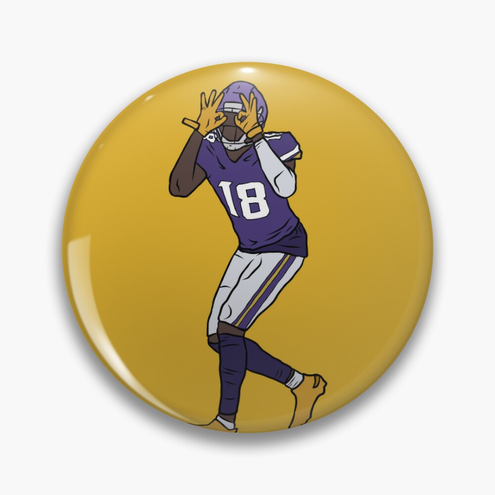 rattraptees Justin Jefferson Celebration Pin