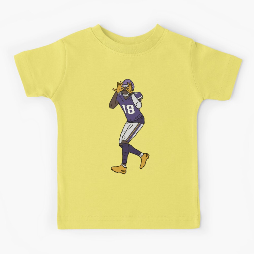 Kid’s T-Shirt Justin Jefferson Griddy Sketch YOUTH