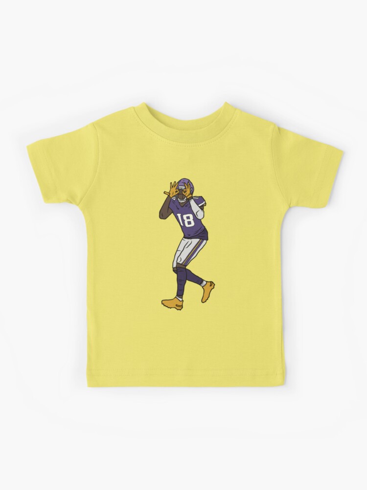 Justin Jefferson Celebration Kids T-Shirt for Sale by RatTrapTees