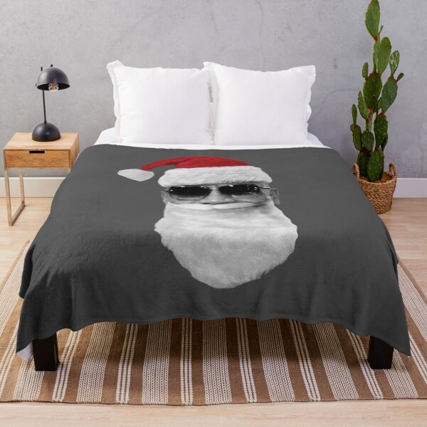 Item preview, Dwayne The Rock Santa Claus Johnson - on Grey designed and sold by boltjesdesign.