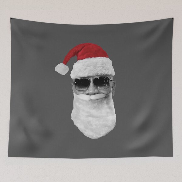 Item preview, Dwayne The Rock Santa Claus Johnson - on Grey designed and sold by boltjesdesign.