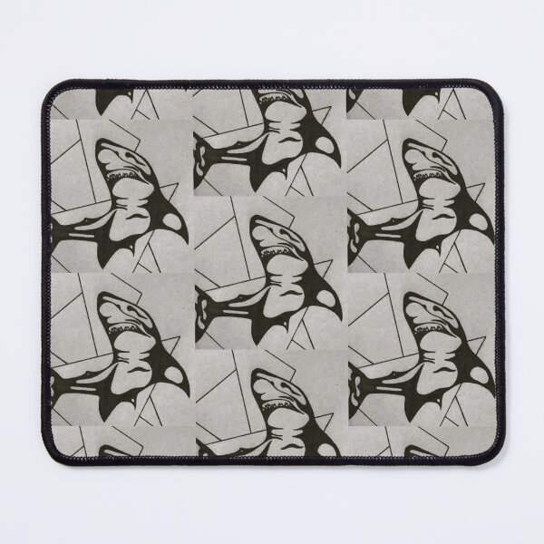 Item preview, Geometric Shark Greyscale  designed and sold by Bennett Swanson.