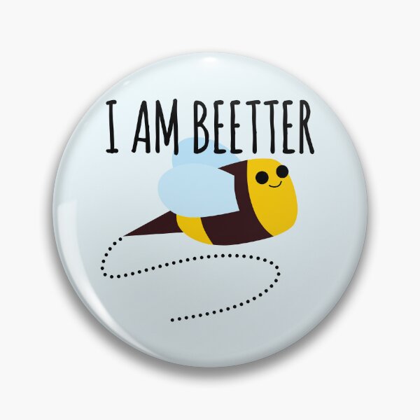 Item preview, I Am Better Bee : Funny Bee Pun Quote (Beetter) designed and sold by EnzoVectorism.