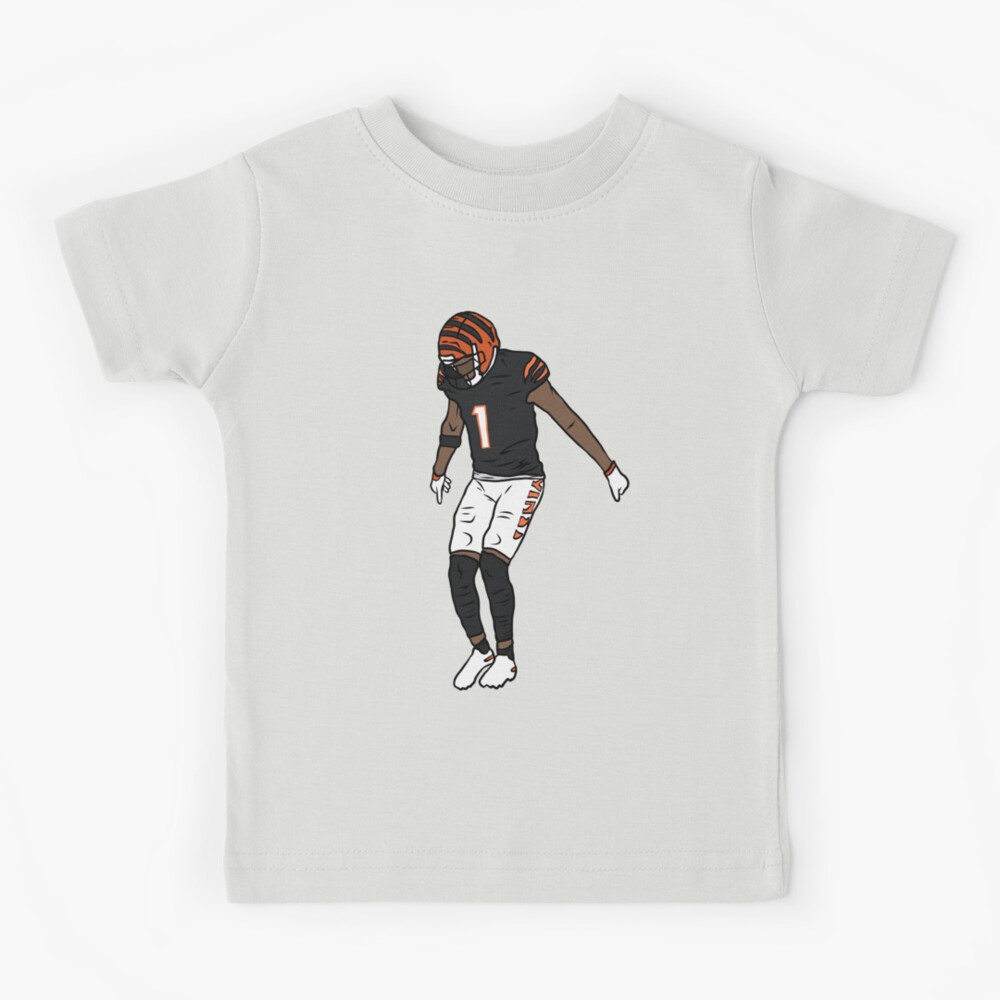 Ja'Marr Chase Celebration 3 Kids T-Shirt for Sale by RatTrapTees