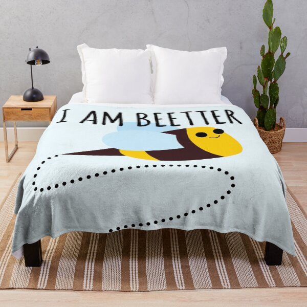Item preview, I Am Better Bee : Funny Bee Pun Quote (Beetter) designed and sold by EnzoVectorism.