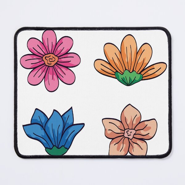 Item preview, Set of Cute Flowers Naturals designed and sold by trumanstore.