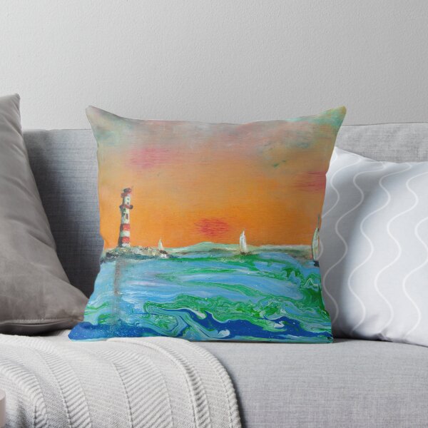 Calm the Storm Throw Pillow