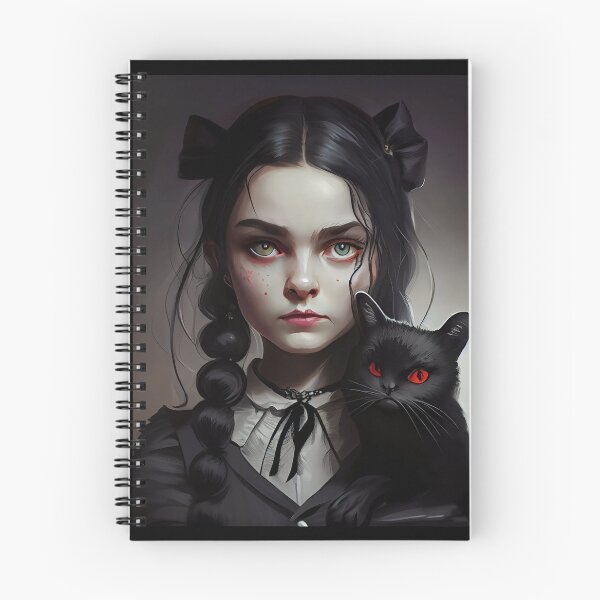 Item preview, Wednesday Addams Black Cat designed and sold by TylerPearson.