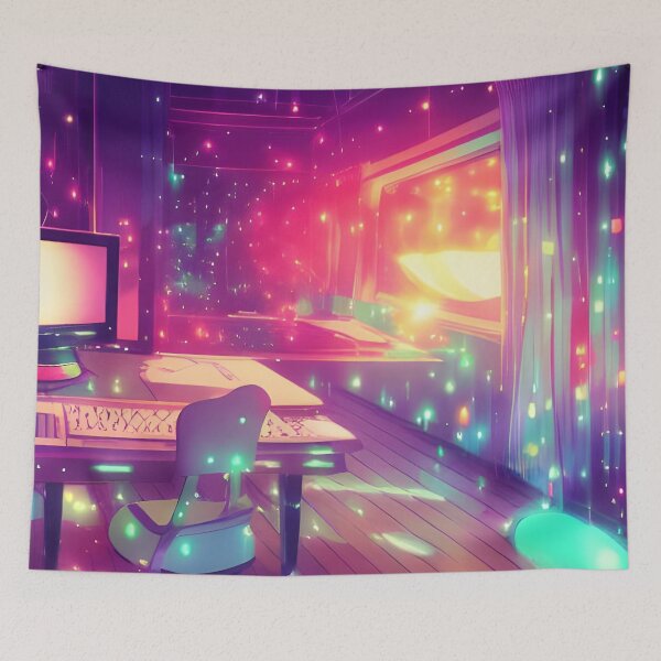 Item preview, Techno room designed and sold by MangetsuArt.