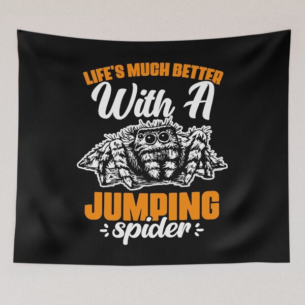 Item preview, Awesome Jumping Spider Arachnid Owner For A Salticidae Lover designed and sold by Nessshirts.
