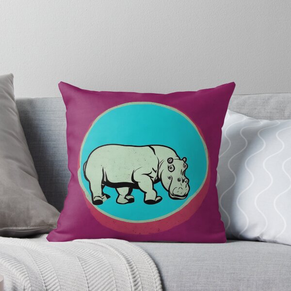 Item preview, Hippopotamus logo, geometric, vector, symmetrical, minimalism designed and sold by DrawItOnce.