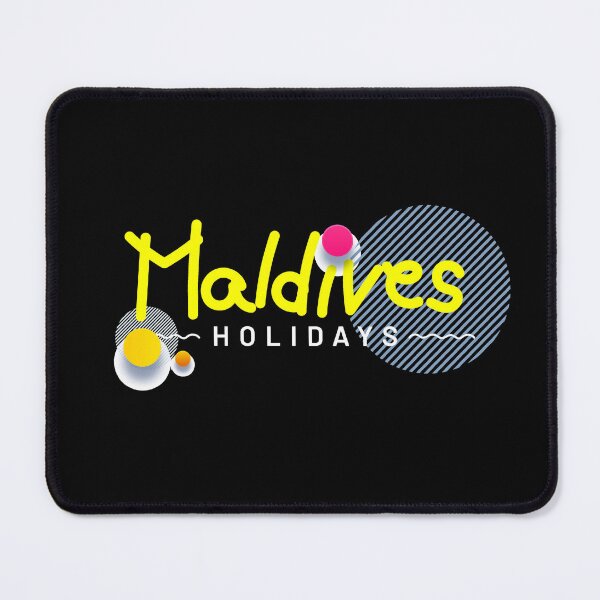 Item preview, Maldives holidays typography design concept designed and sold by Chitrogiri.