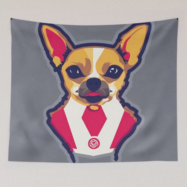 Item preview, Chihuahua logo, geometric, vector, symmetrical, minimalism designed and sold by DrawItOnce.