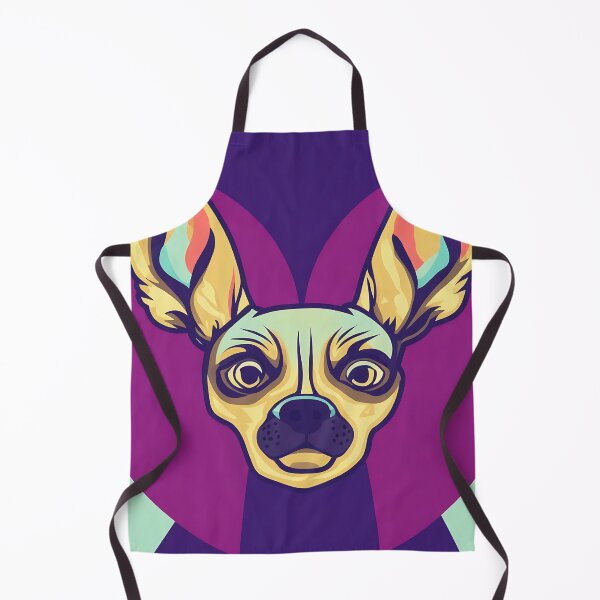 Aperçu de l'œuvre Chihuahua logo, geometric, vector, symmetrical, minimalism créée et vendue par DrawItOnce.