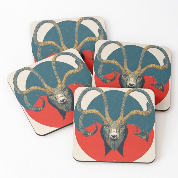 Item preview, Ibex logo, geometric, vector, symmetrical, minimalism designed and sold by DrawItOnce.
