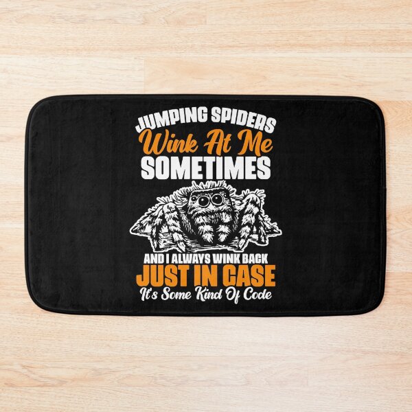 Item preview, Funny Jumping Spiders Wink At Me Sometimes A Salticidae Fan designed and sold by Nessshirts.