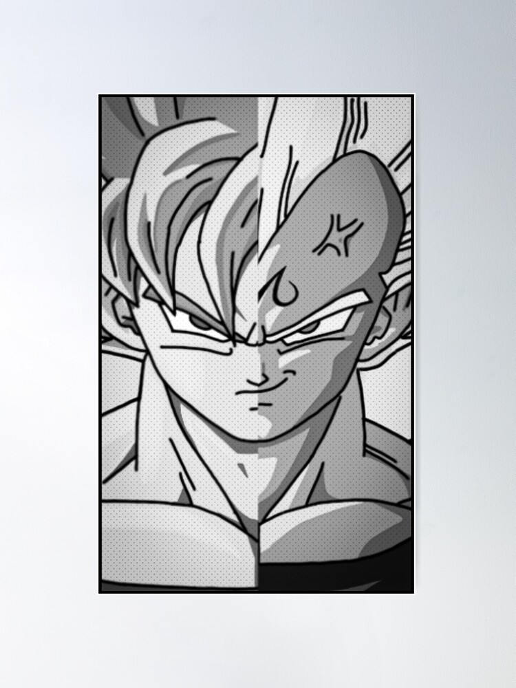 Goku Black and white Vegeta Logo Dragon Ball, goku, angle, white