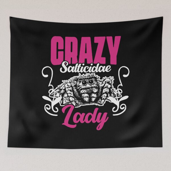 Item preview, Funny Jumping Spider Collector For A Crazy Salticidae Lady  designed and sold by Nessshirts.