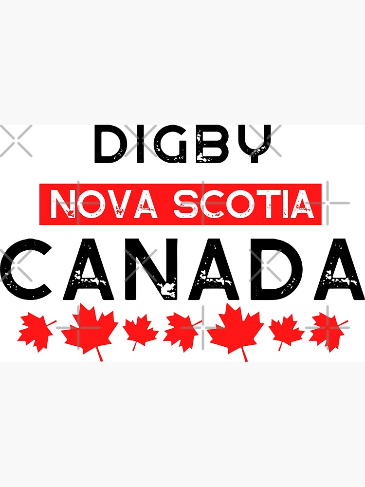 Digby Nova Scotia Canada Magnet for Sale by CraftwithNadia