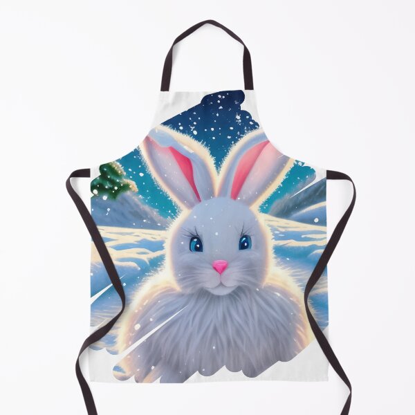 Item preview, White Bunny Rabbit - Blue Eyes - Pink Nose designed and sold by wynter57.